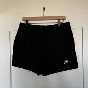 Nike Black Athletic Sweat Shorts